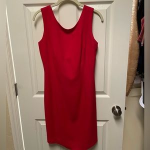 Vintage Red Dress with Cut Out Back Detail